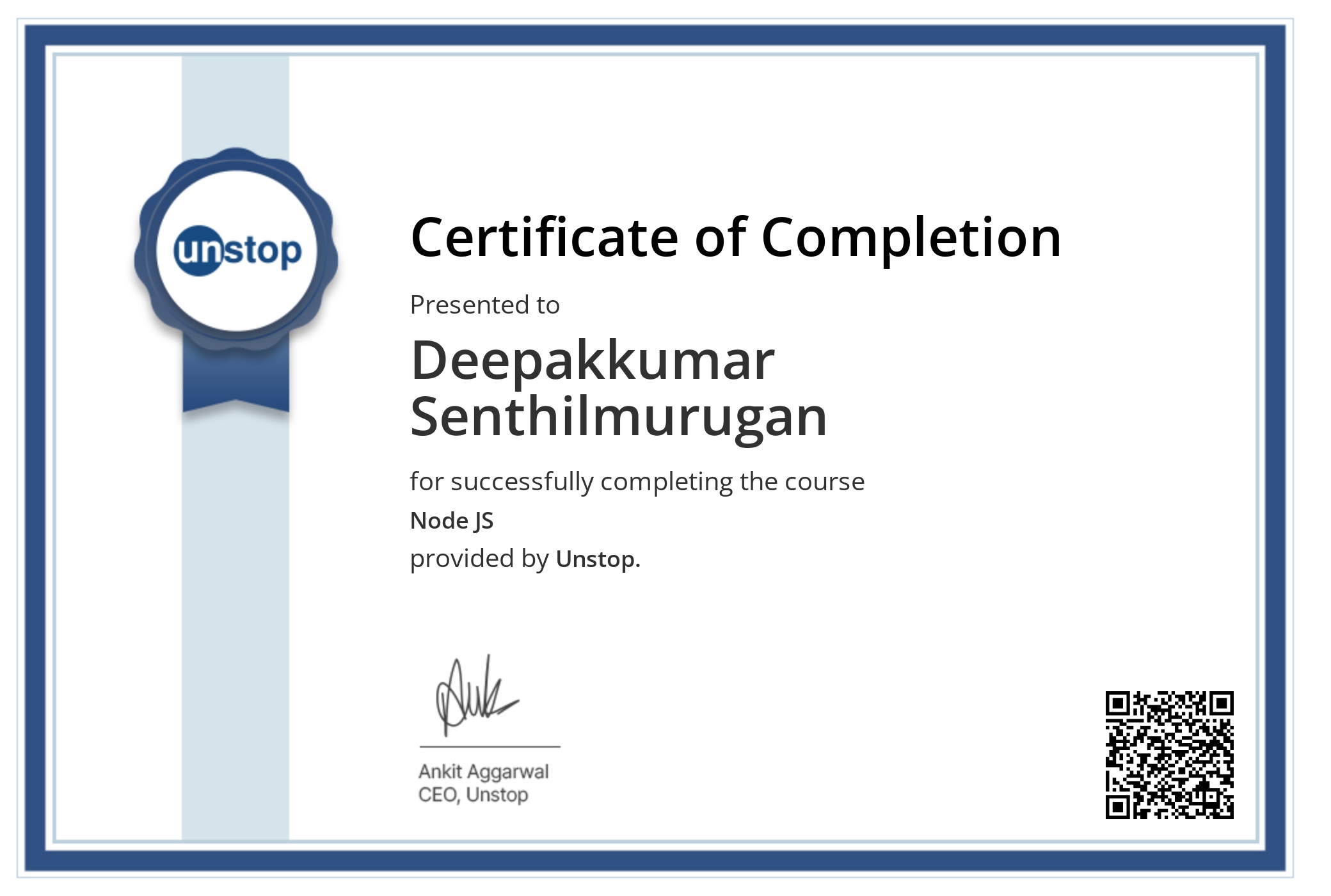Node.js Certificate
